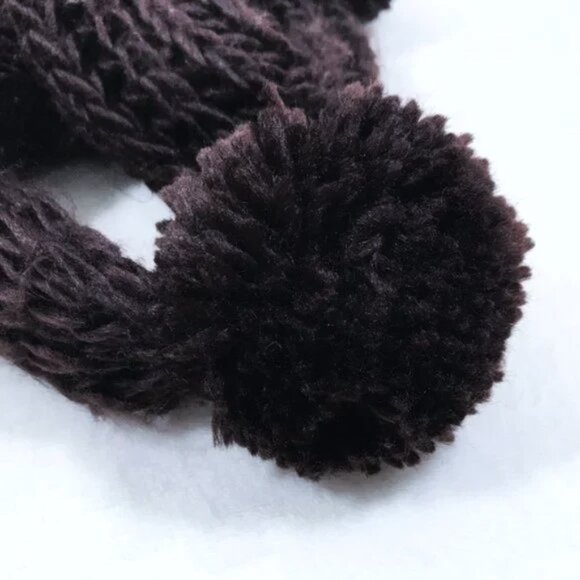 Luxury Divas Brown Winter Scarf - Picture 2 of 5